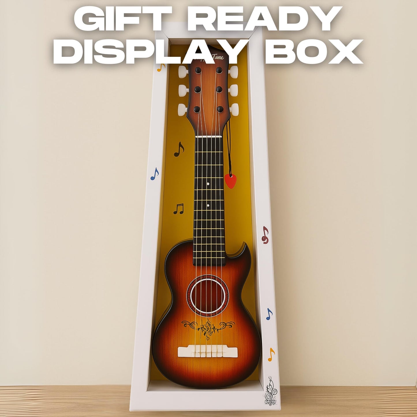 Liberty Imports 23-inch Kids Acoustic Guitar – 6-String Beginner Toy, Cherry Sunburst