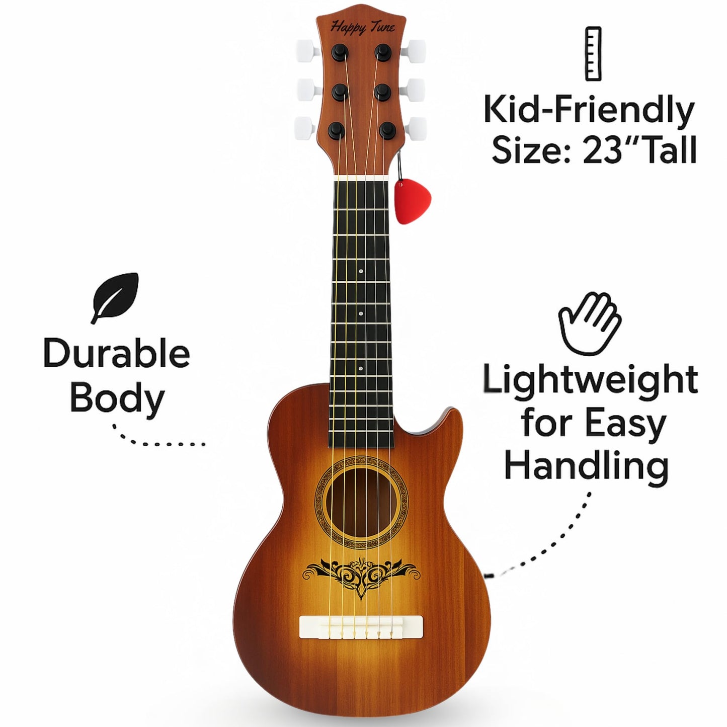 Liberty Imports 23-Inch Kids Acoustic Guitar – Realistic Steel Strings for Beginners