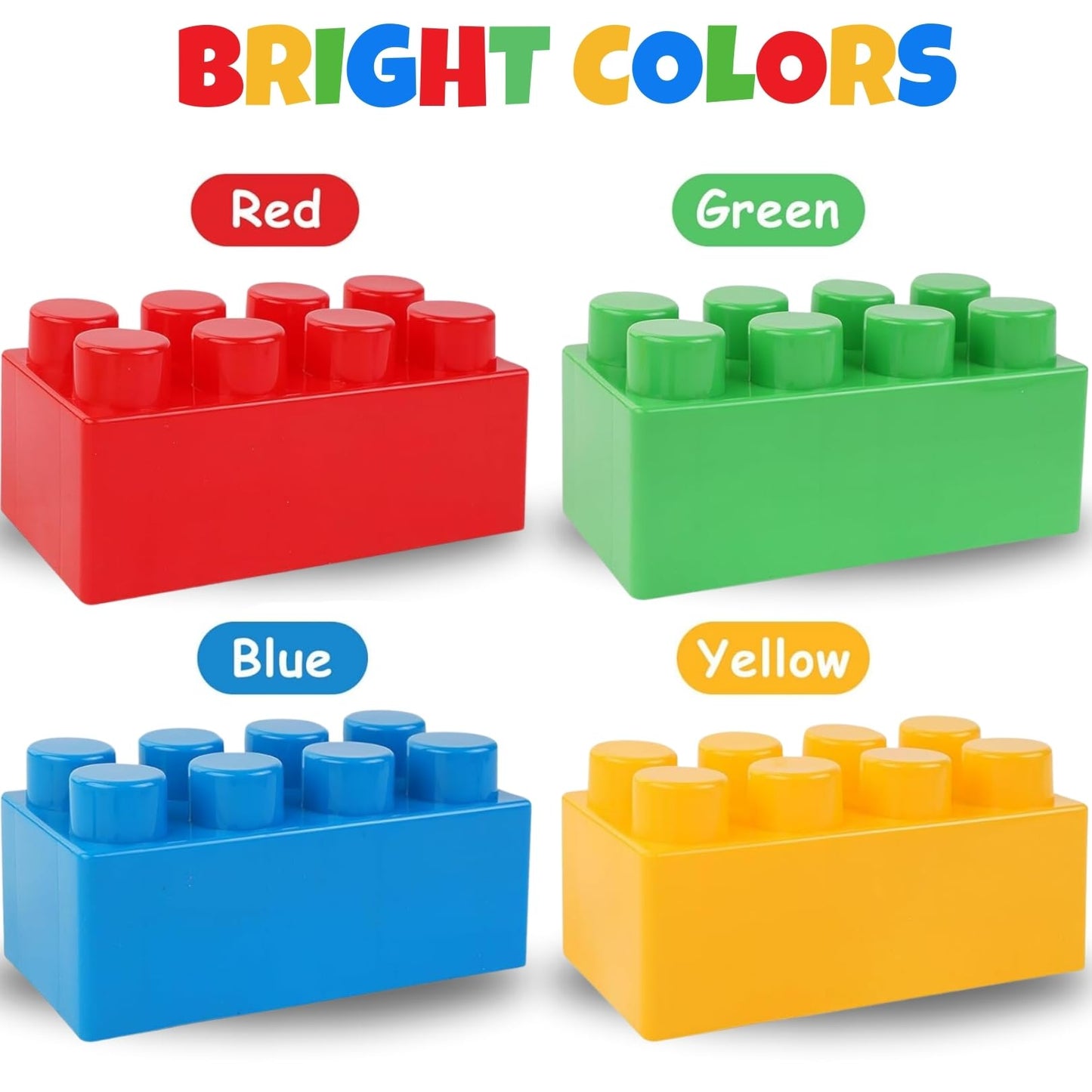 Liberty Imports 24 PCS Giant Building Blocks Starter Set for Toddlers – Large Plastic Blocks for Creative Play