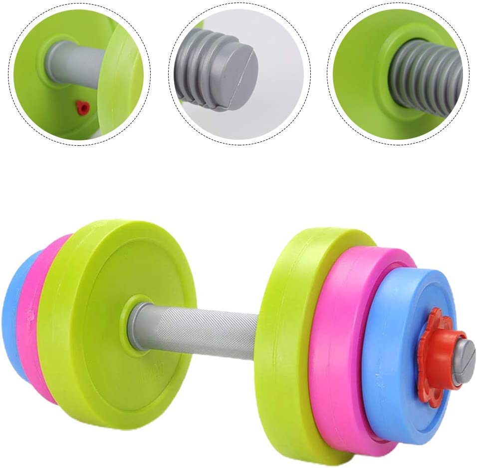 Liberty Imports Adjustable Dumbbell Toy – Pretend Workout for Kids