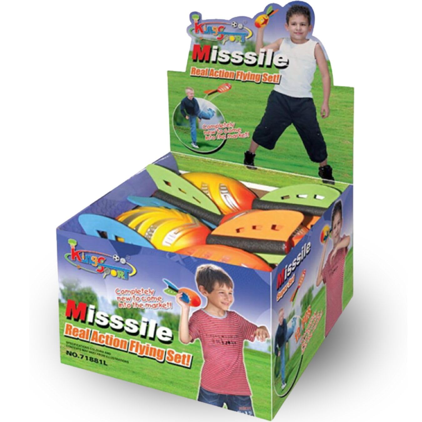 Liberty Imports 12 Pack Flying Foam Missile Footballs with Tails – 9-Inch Outdoor Yard Play
