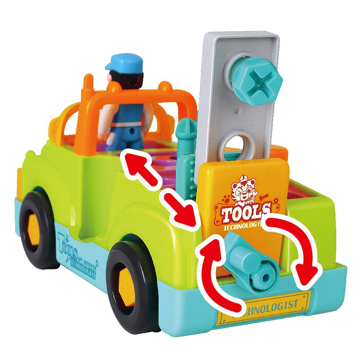 Liberty Imports Toddler Tool Set – Interactive Truck & Drill Toy for 2-Year-Old Builders