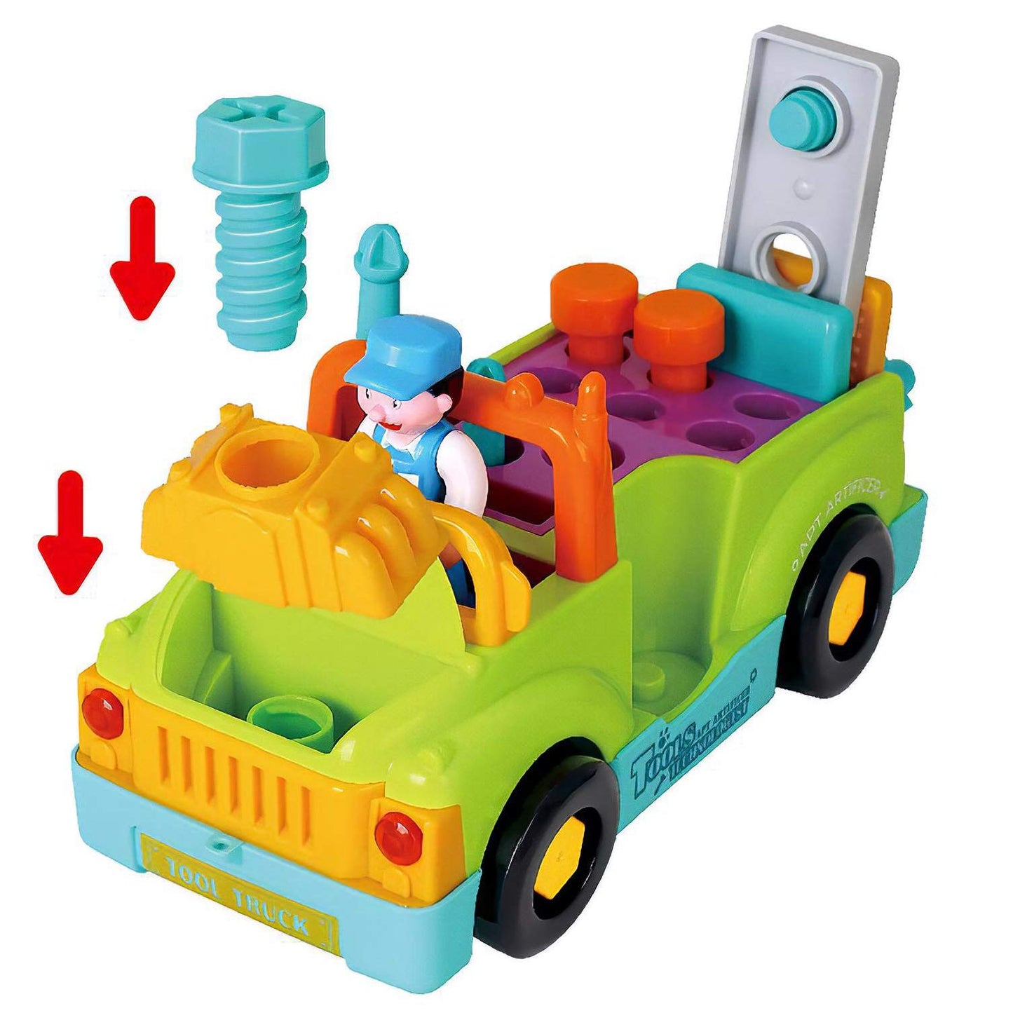 Liberty Imports Toddler Tool Set – Interactive Truck & Drill Toy for 2-Year-Old Builders