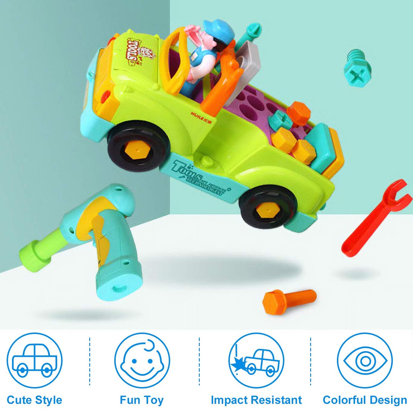 Liberty Imports Toddler Tool Set – Interactive Truck & Drill Toy for 2-Year-Old Builders