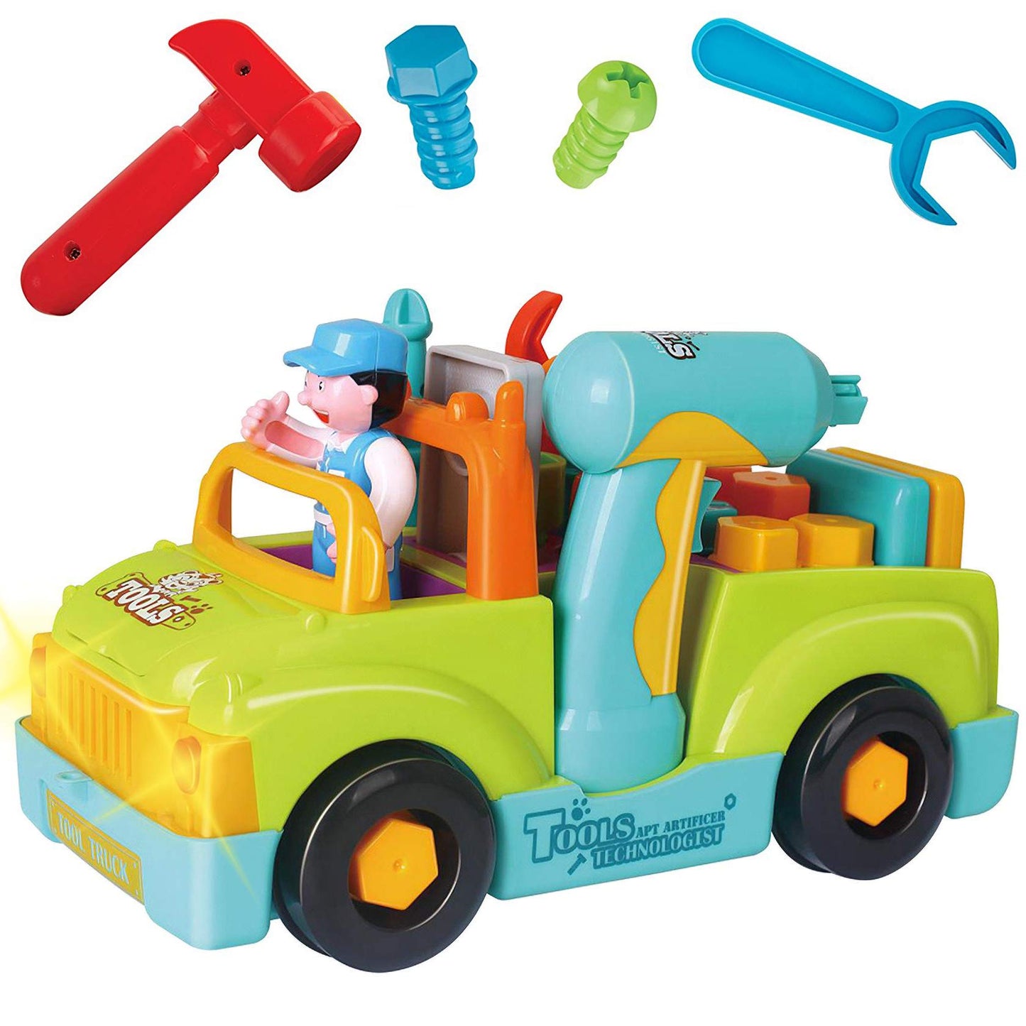 Liberty Imports Toddler Tool Set – Interactive Truck & Drill Toy for 2-Year-Old Builders