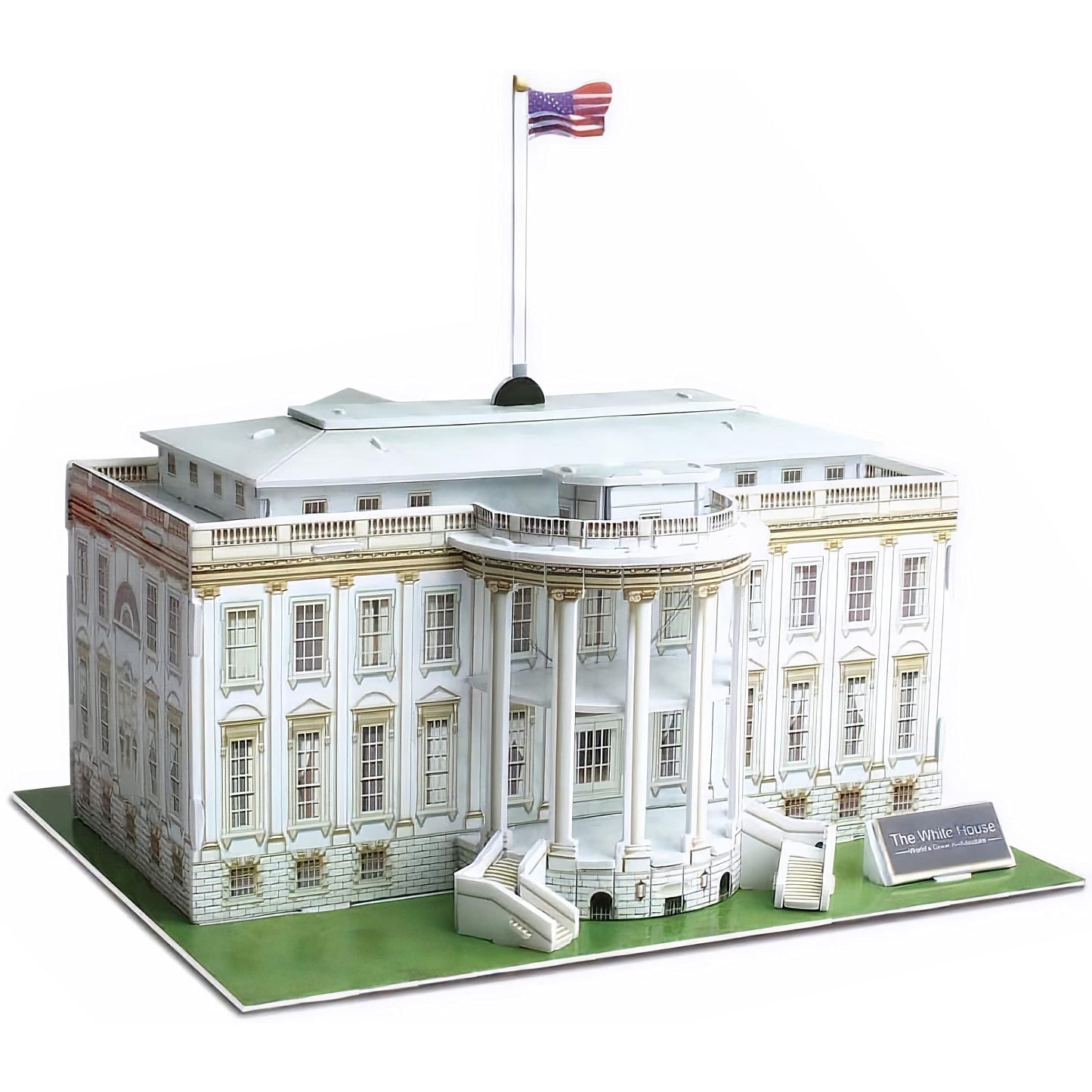 Liberty Imports The White House 3D Puzzle – 35-Piece Architecture DIY Kit