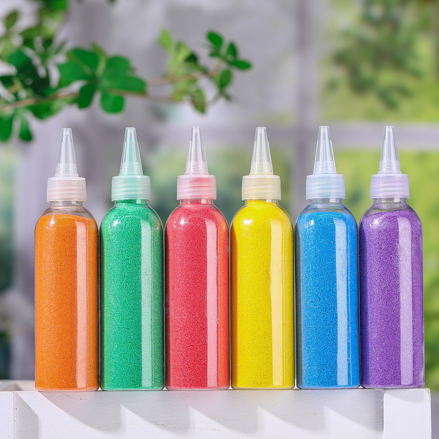Libima 24 Pcs Art Sand Colored 9oz Bottles – DIY Kids Arts & Crafts Kit