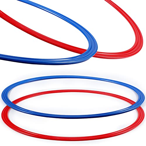 Libima Obstacle Course Ring Set – Large 18.9 Inch Plastic Hoops, 12 Pcs, 5 Colors