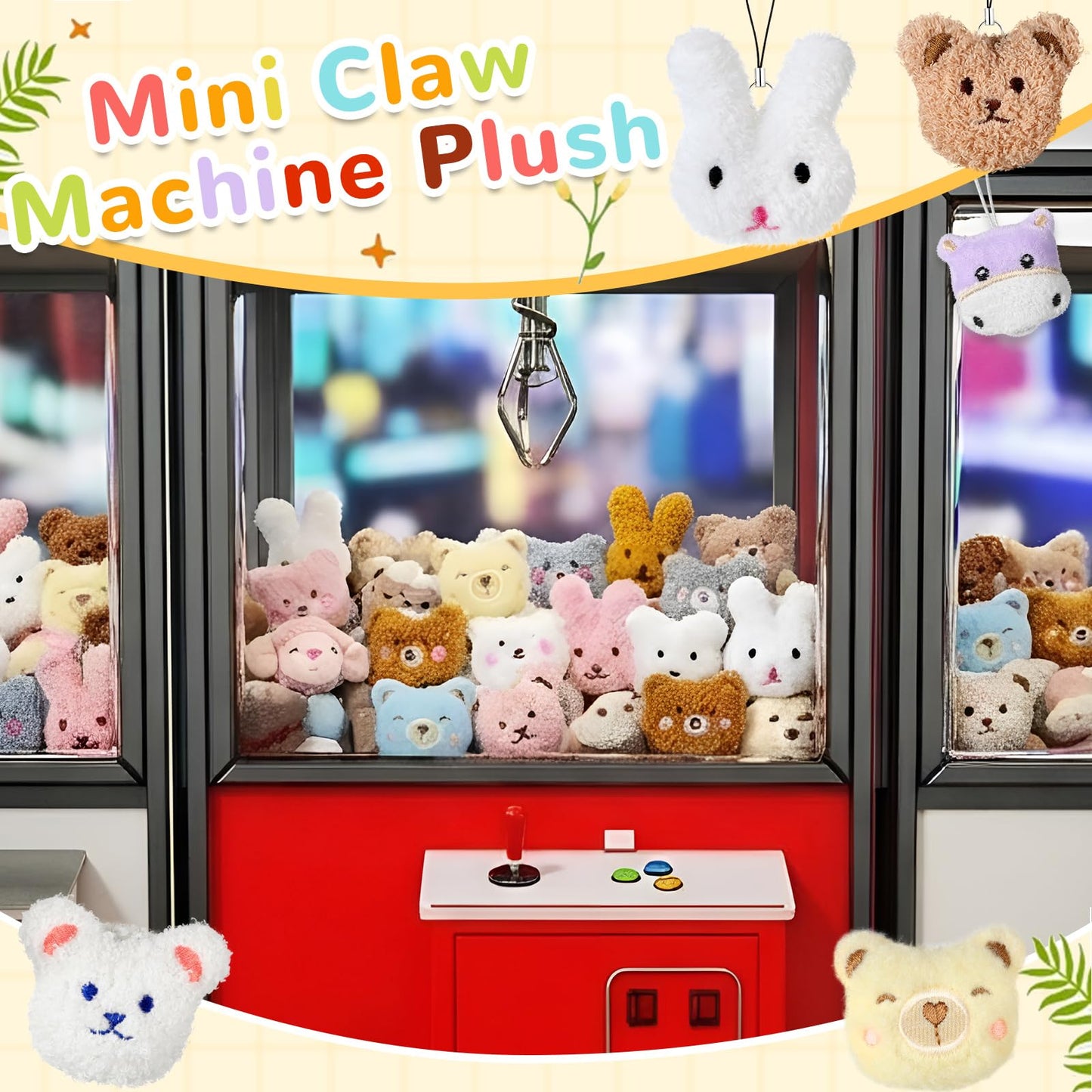 Libima 40 Pcs Mini Sea Animal Plush Keychain Set — Adorable Party Favors & Classroom Prizes