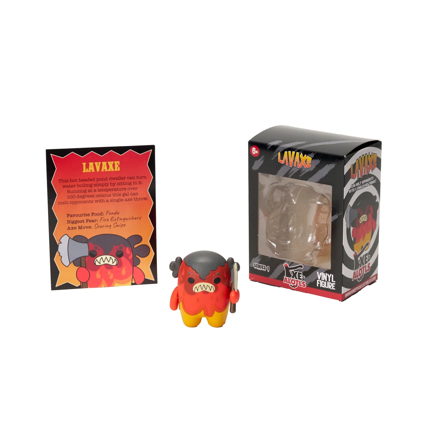 License 2 Play Axe-lotls Lavaxe: 2.5-Inch Collectible Vinyl Figure