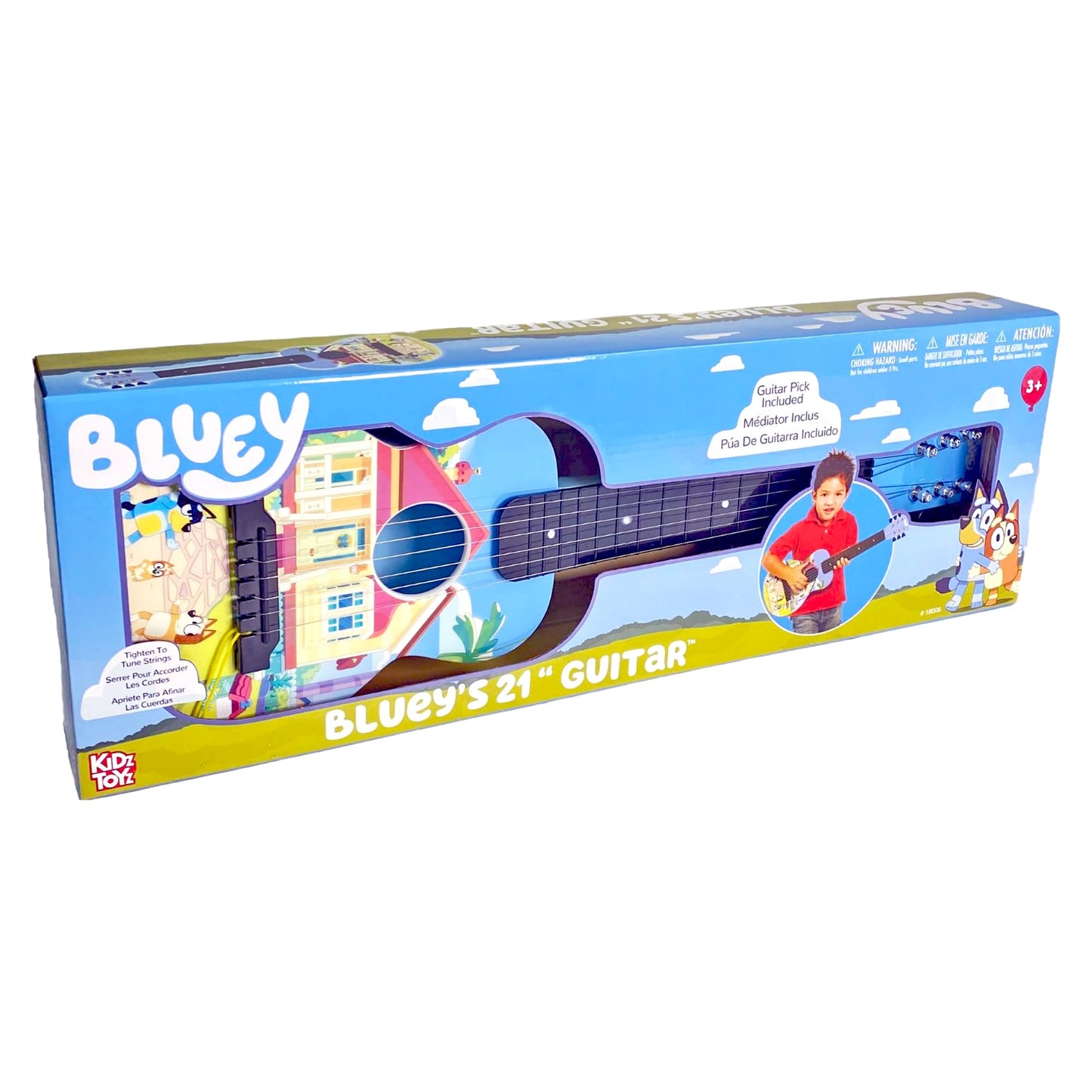 Bluey 21-Inch Kids Guitar by LICENSE 2 PLAY – Learn to Play Toy for Toddlers