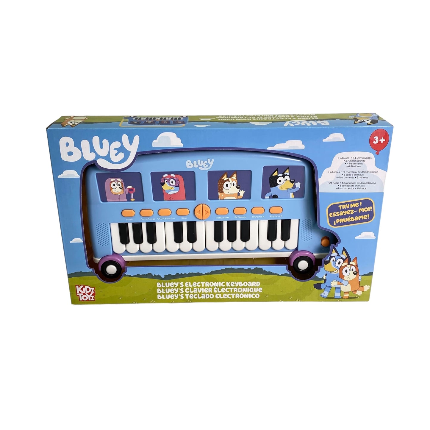 Bluey Bus Keyboard – Learn to Play Piano for Kids | LICENSE 2 PLAY (Ages 3+)