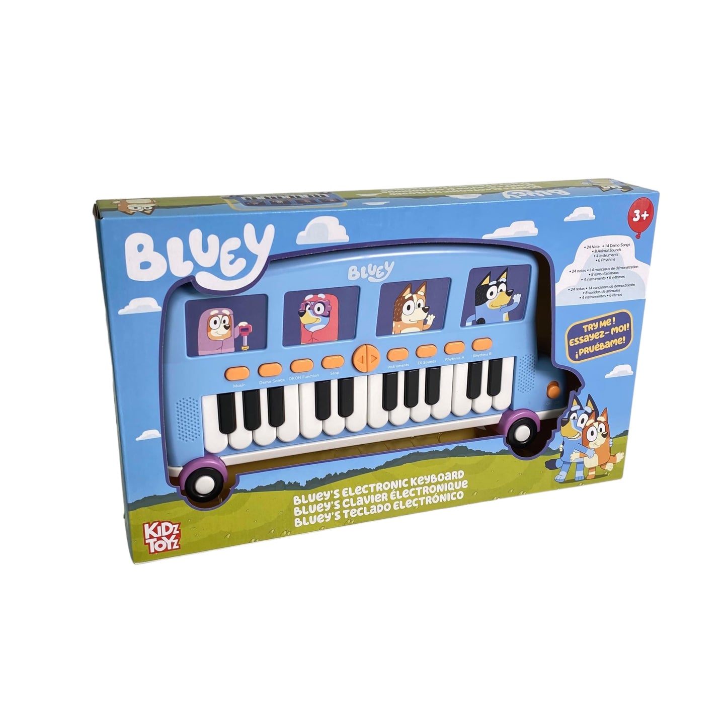 Bluey Bus Keyboard – Learn to Play Piano for Kids | LICENSE 2 PLAY (Ages 3+)