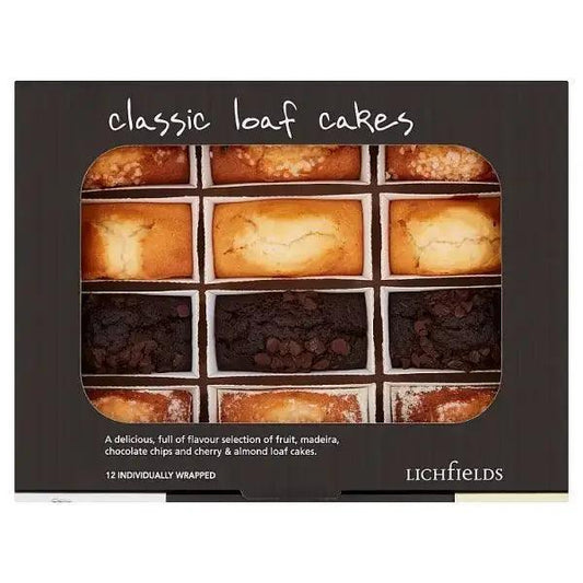 Lichfields 12 Classic Loaf Cakes (Case of 12)