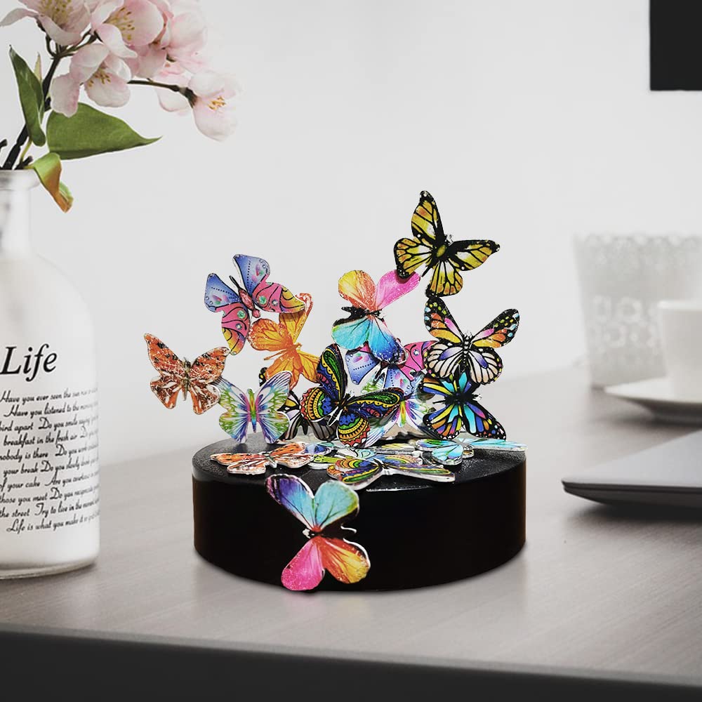 LICRAFT Desk Sculpture Butterflies – 22-Piece Fidget Toy for Focus, Relaxation & Desk Decor