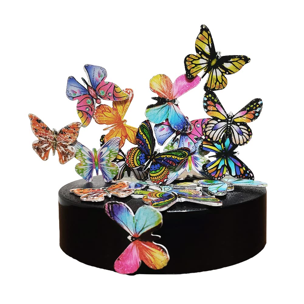 LICRAFT Desk Sculpture Butterflies – 22-Piece Fidget Toy for Focus, Relaxation & Desk Decor