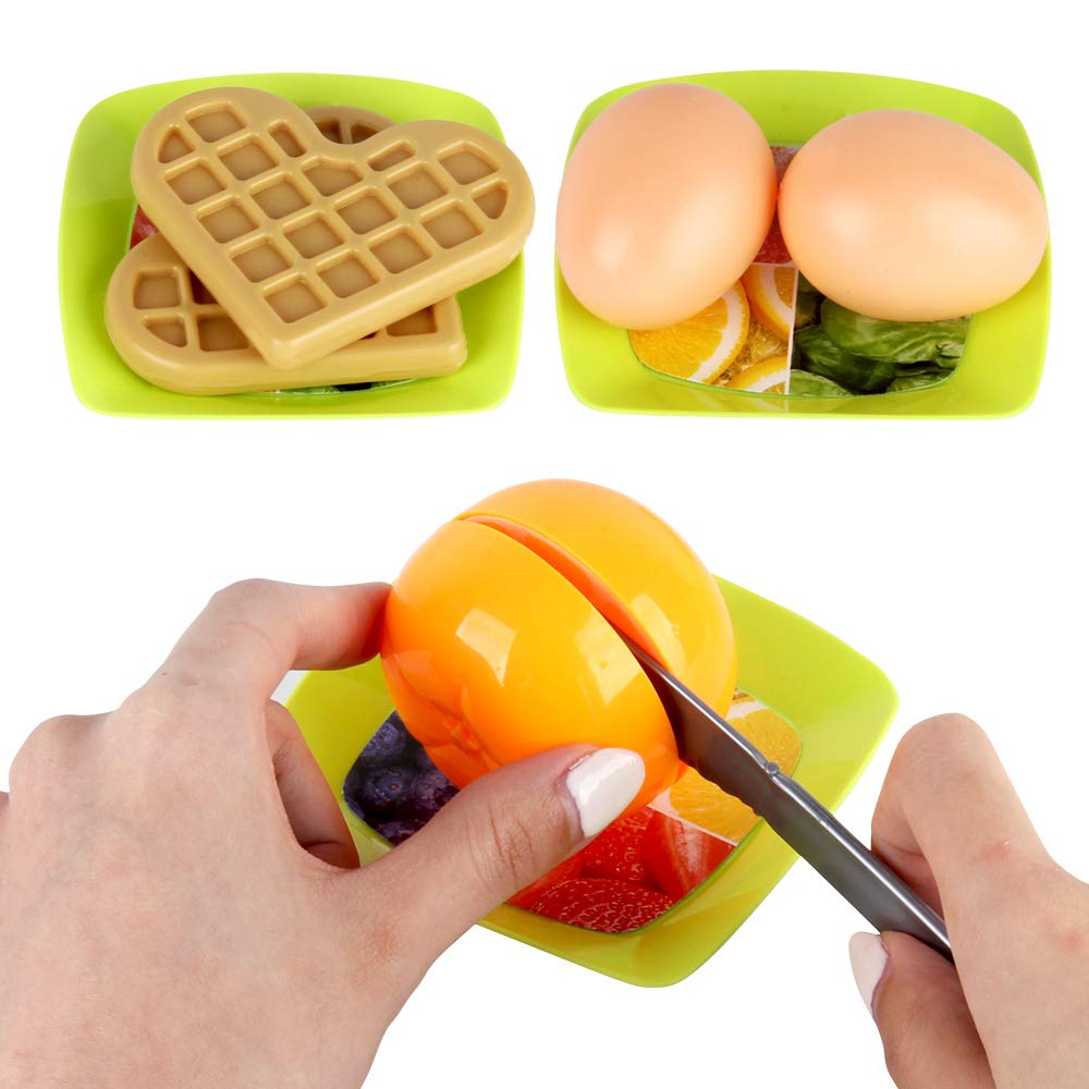 LiDi RC 27-Pack Waffle Play Food Set for Toddlers and Kids | New Sprouts Waffle Time Variety, Ages 3-8