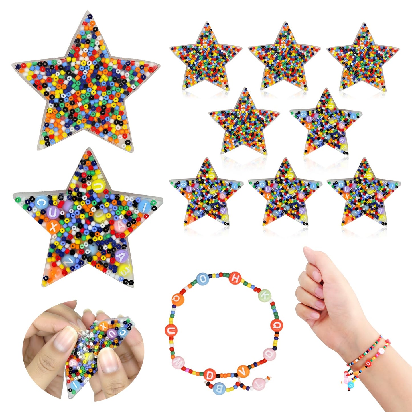 Liesedada 10 Pack Picky Pad Fidget Toys – Skin Picking Anxiety Relief for Kids & Adults
