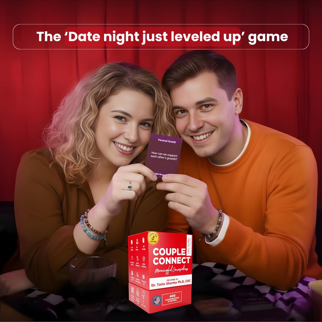Life Sutra Couple Connect Game – 400 Thought-Provoking Cards for Newlyweds & Date Nights