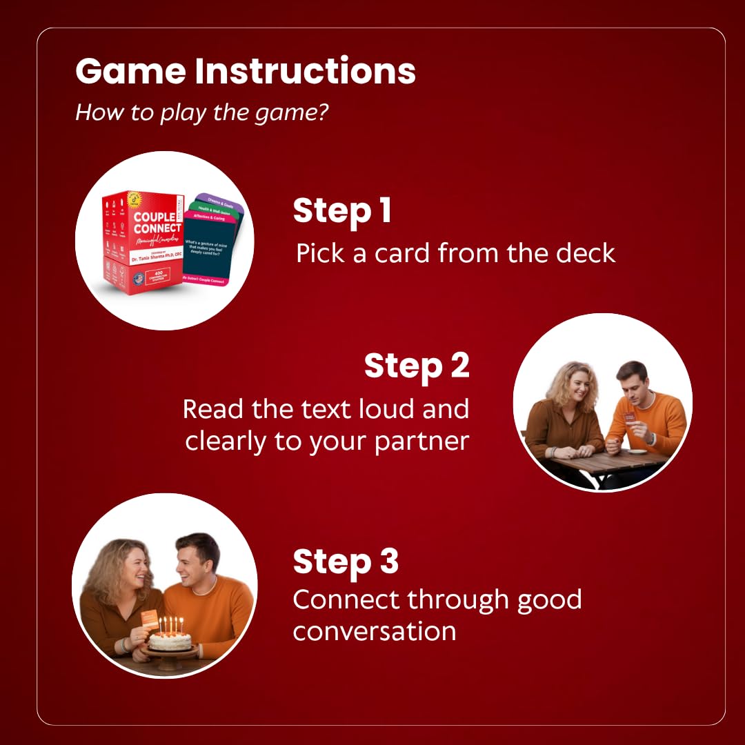 Life Sutra Couple Connect Game – 400 Thought-Provoking Cards for Newlyweds & Date Nights