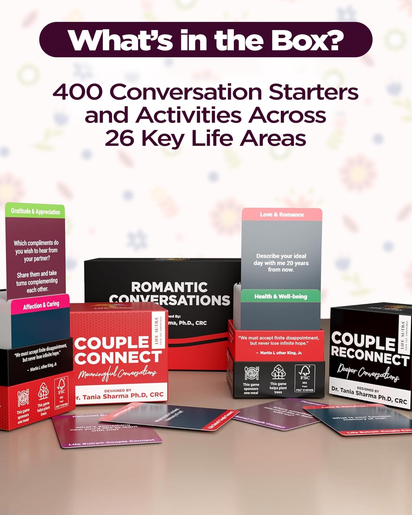 Life Sutra Combo Pack 800 Conversation Cards for Couples – Deepen Communication, Strengthen Bond & Build Trust
