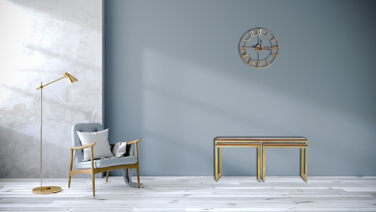 Chunky Gold Table Set of 3