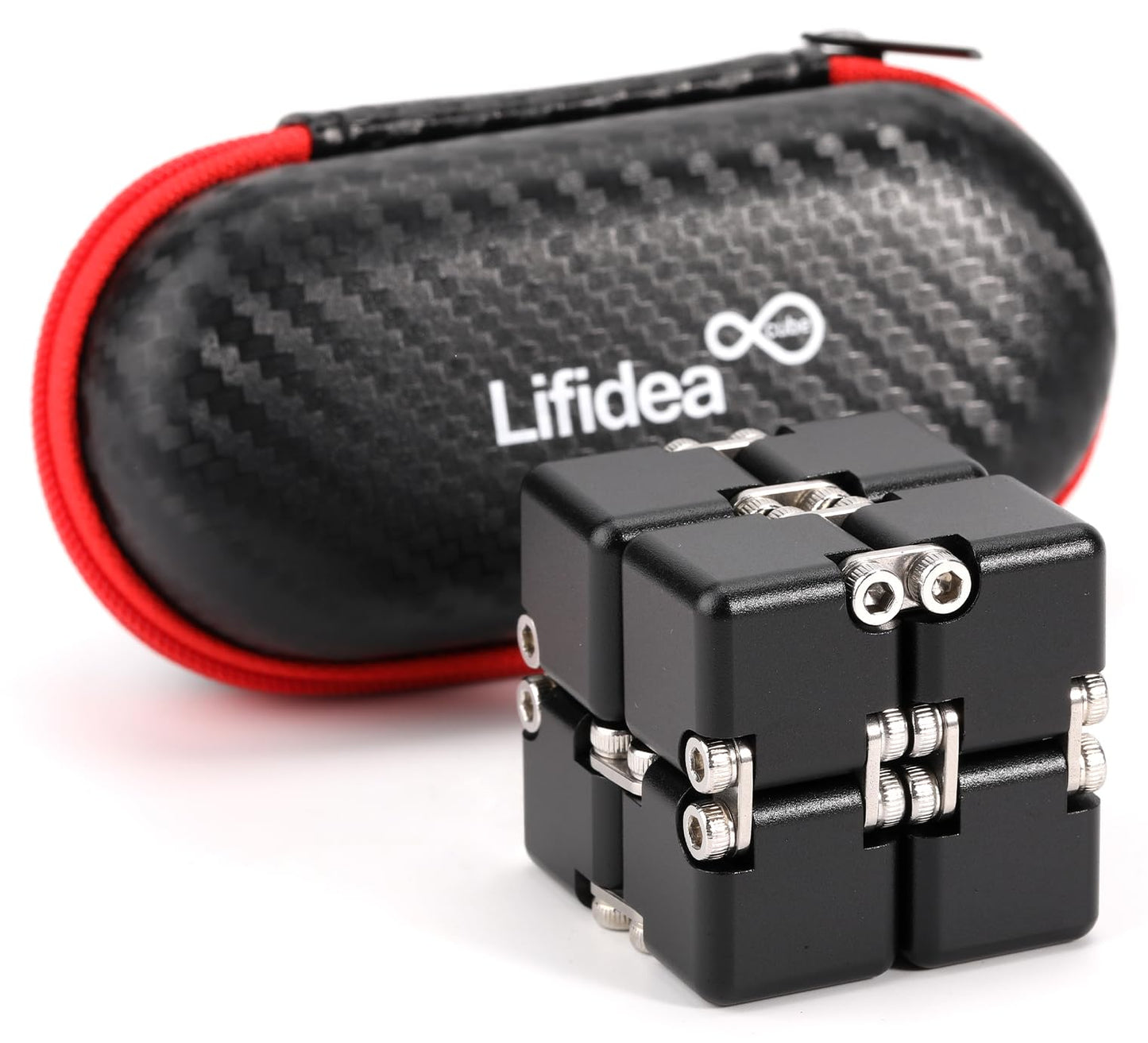 Lifidea Aluminum Infinity Cube Fidget Toy (6 Colors) – Portable Desk Cube for Focus