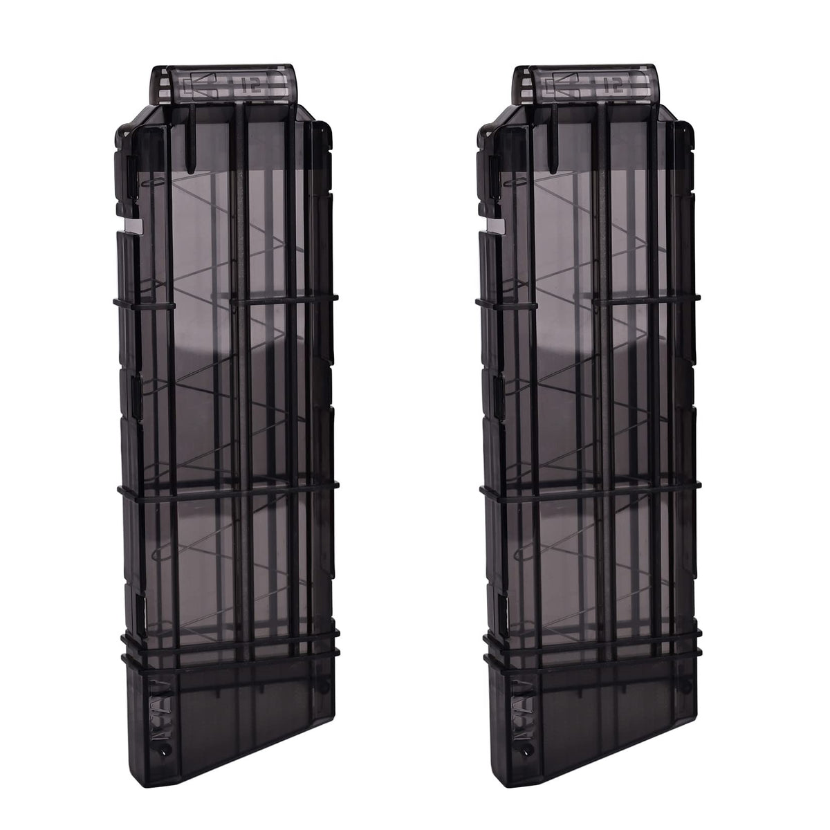 lififun Ultra Magazine 12-Dart Clips for Nerf Ultra – 2-Pack (Black)