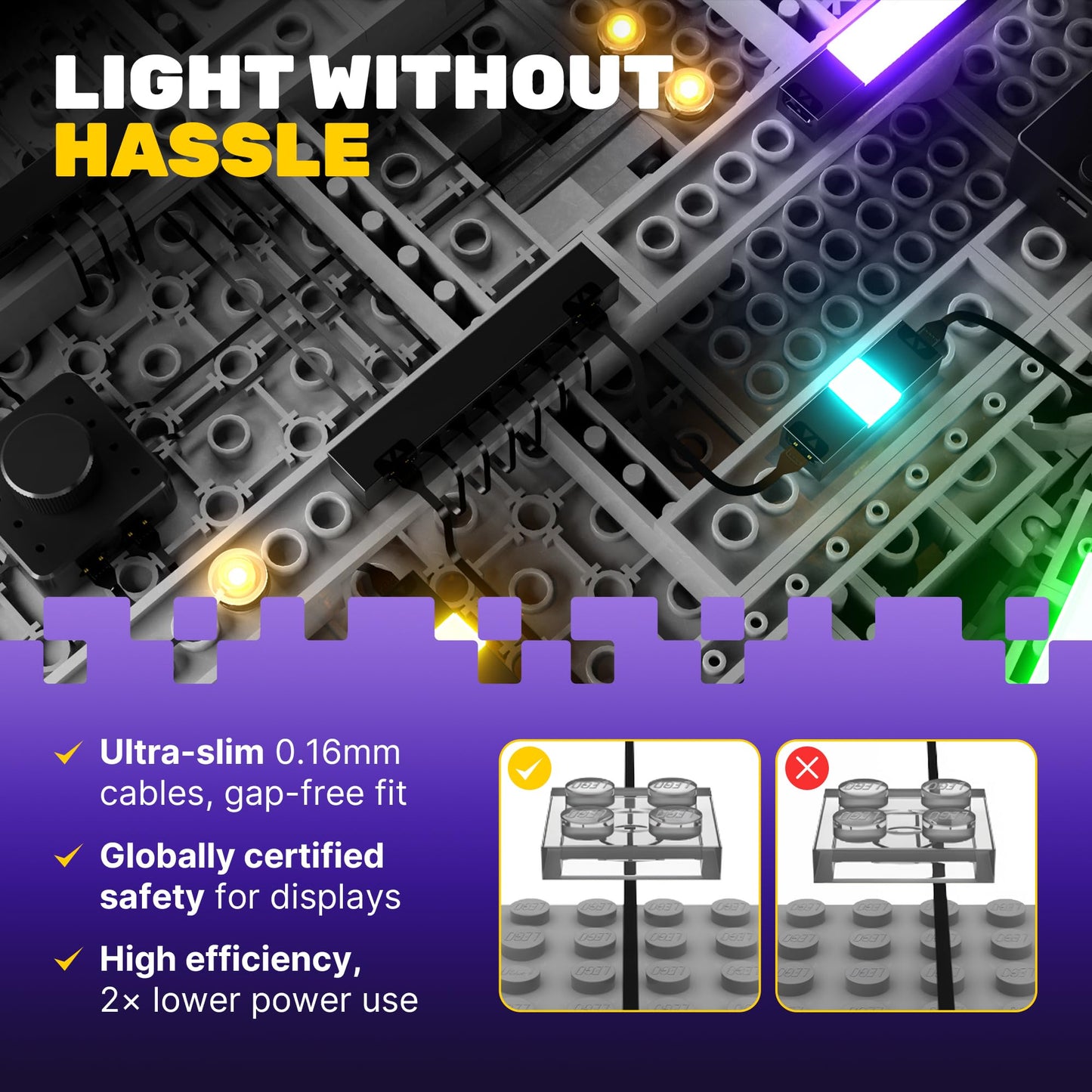 Light My Bricks LED Light Kit for LEGO Rivendell 10316-24 | 24 LEDs, 3D Instructions