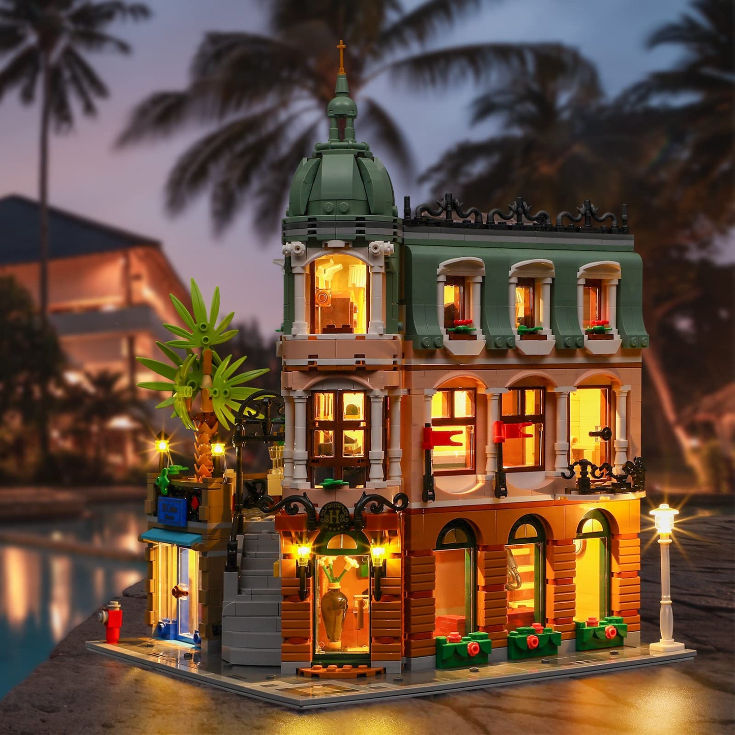 LIGHTAILING LED Light Kit for LEGO 10297 Boutique Hotel – Model Not Included