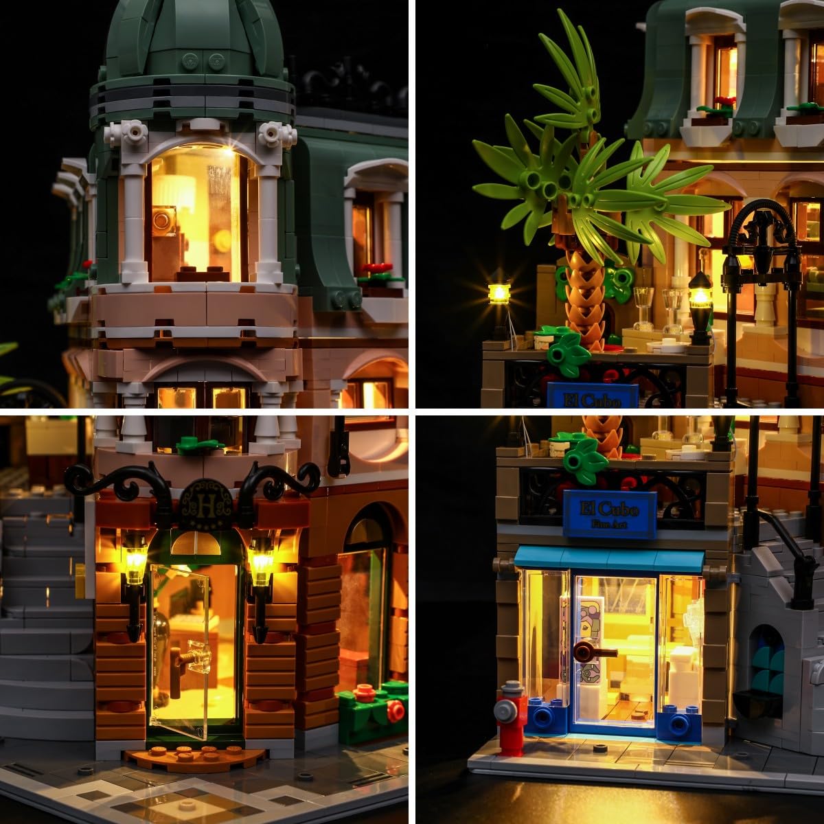 LIGHTAILING LED Light Kit for LEGO 10297 Boutique Hotel – Model Not Included