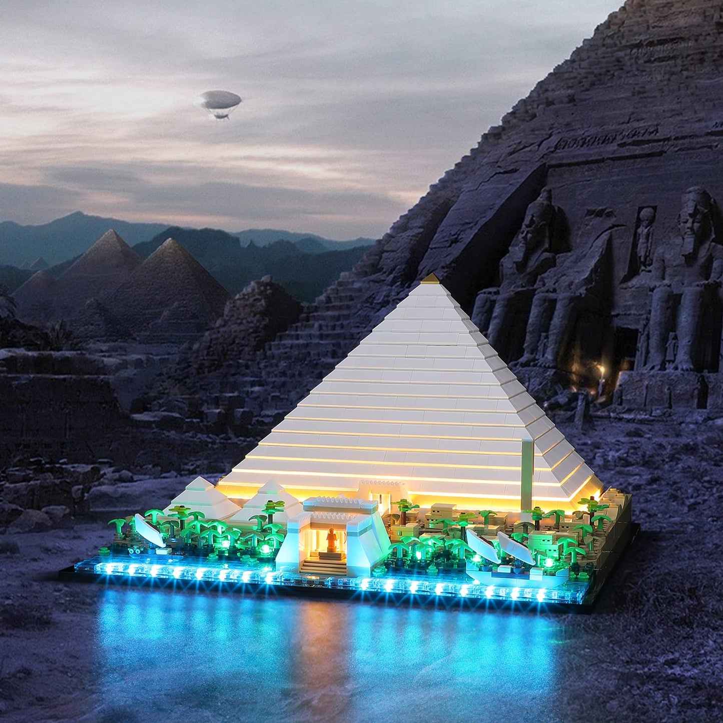 Lightailing LED Lighting Kit for Lego 21058 Great Pyramid of Giza – LED Lighting for LEGO Model (Not Included)