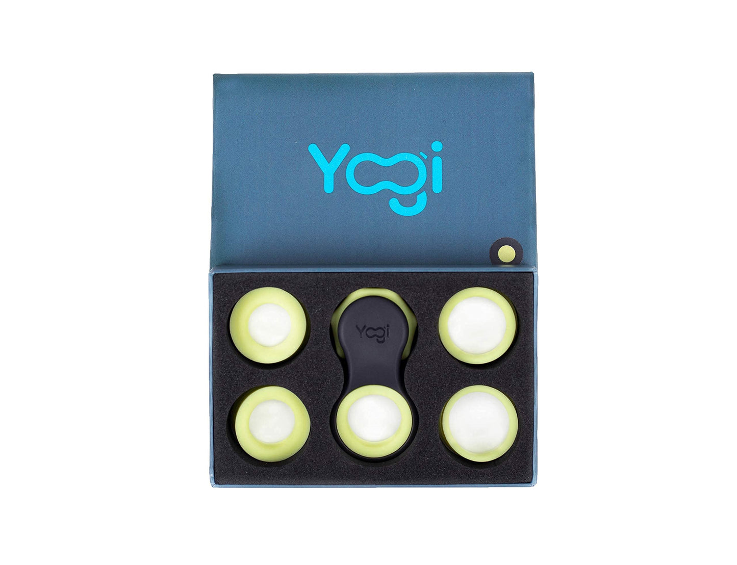 Yogi Fidget Toy by LIGHTBULB IDEAS — Silent Sensory Spinner for Focus & Stress Relief