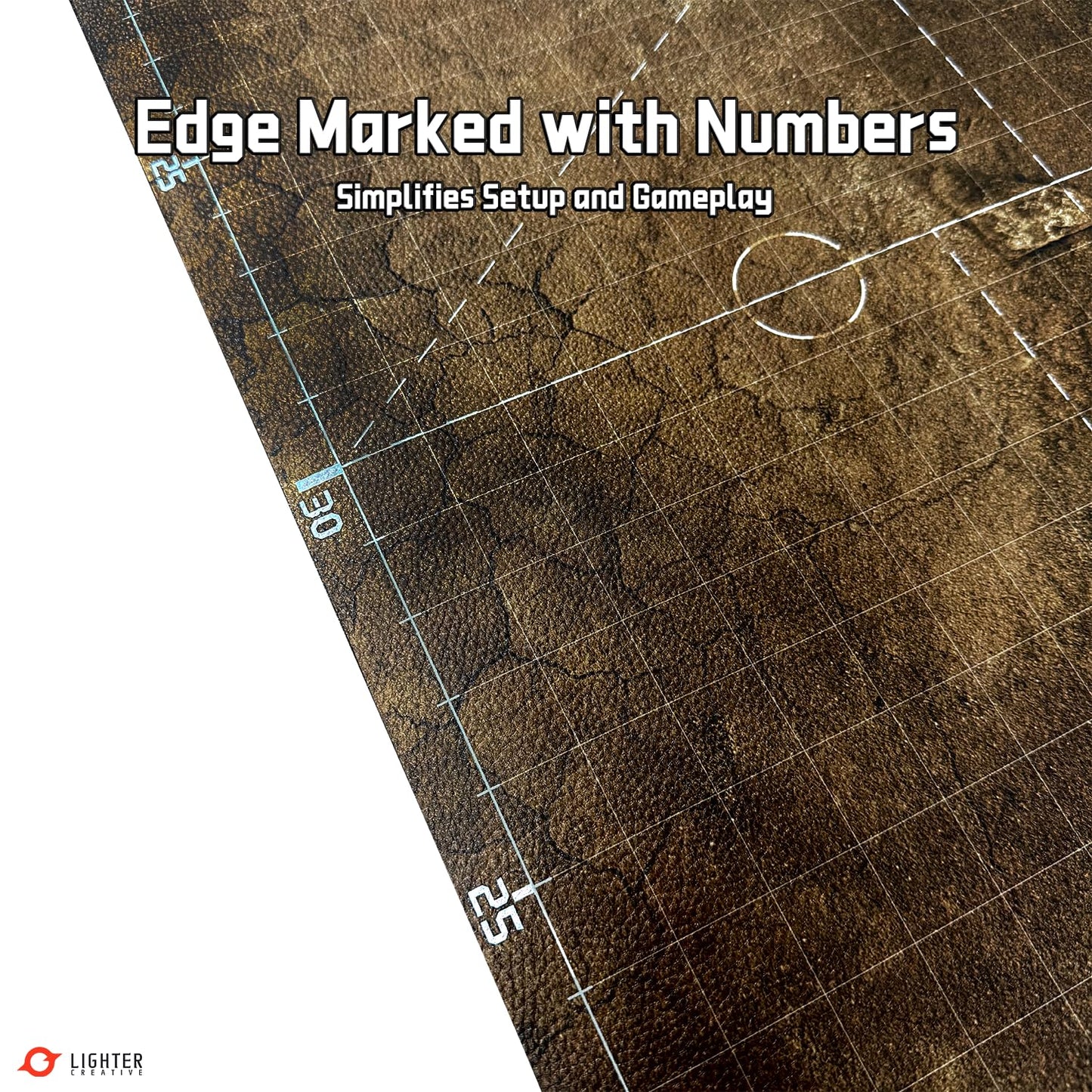 Lighter Creative 44x60 Battle Mat for WH40K Pariah Nexus Deployment Zone – Doomsday Barrens