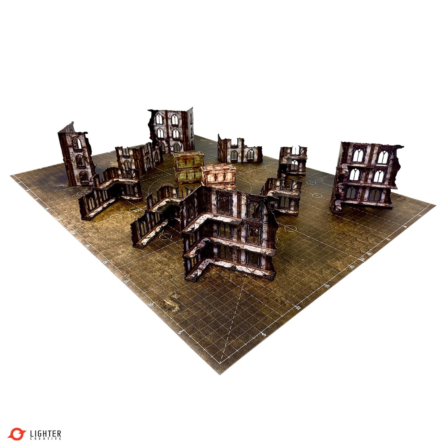 Lighter Creative 44x60 Battle Mat for WH40K Pariah Nexus Deployment Zone – Doomsday Barrens