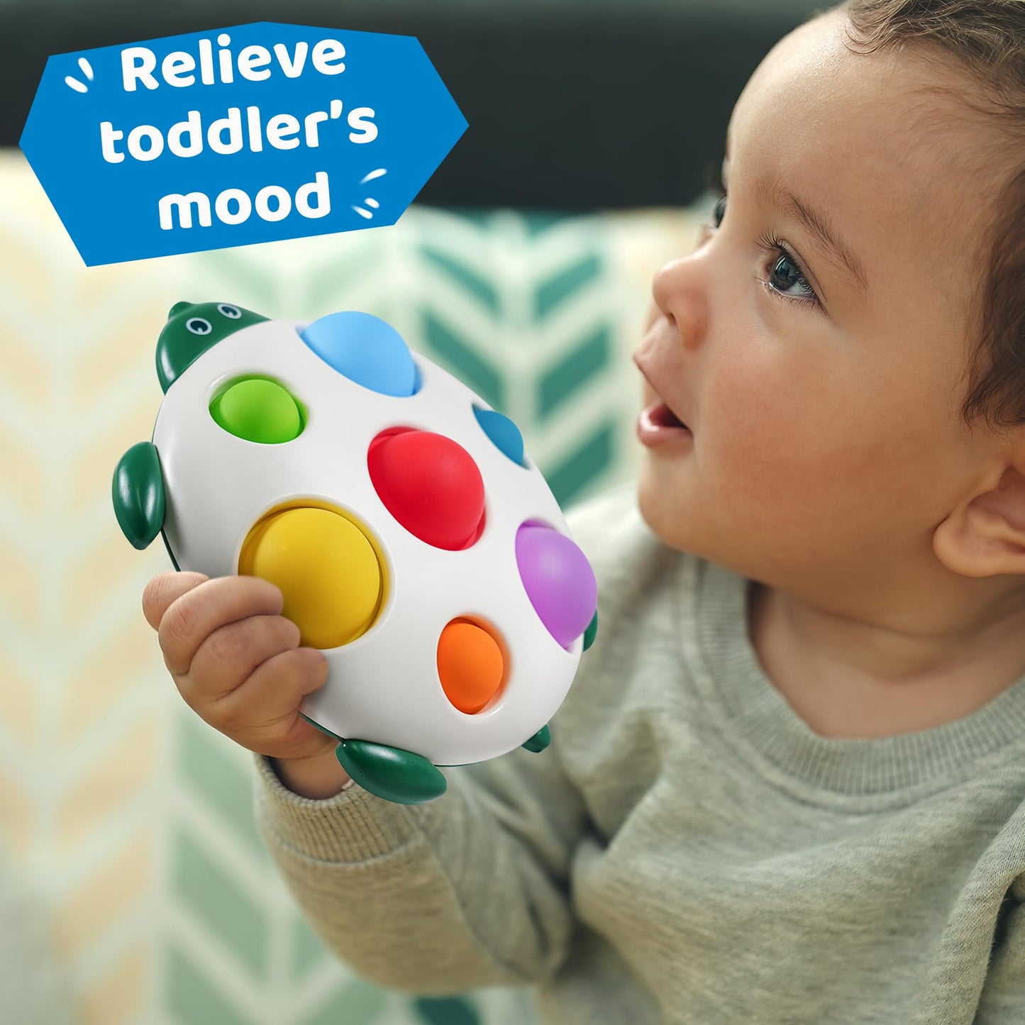 LiKee Fidget Popper Baby Toy — Montessori Sensory Toy for 10+ Months