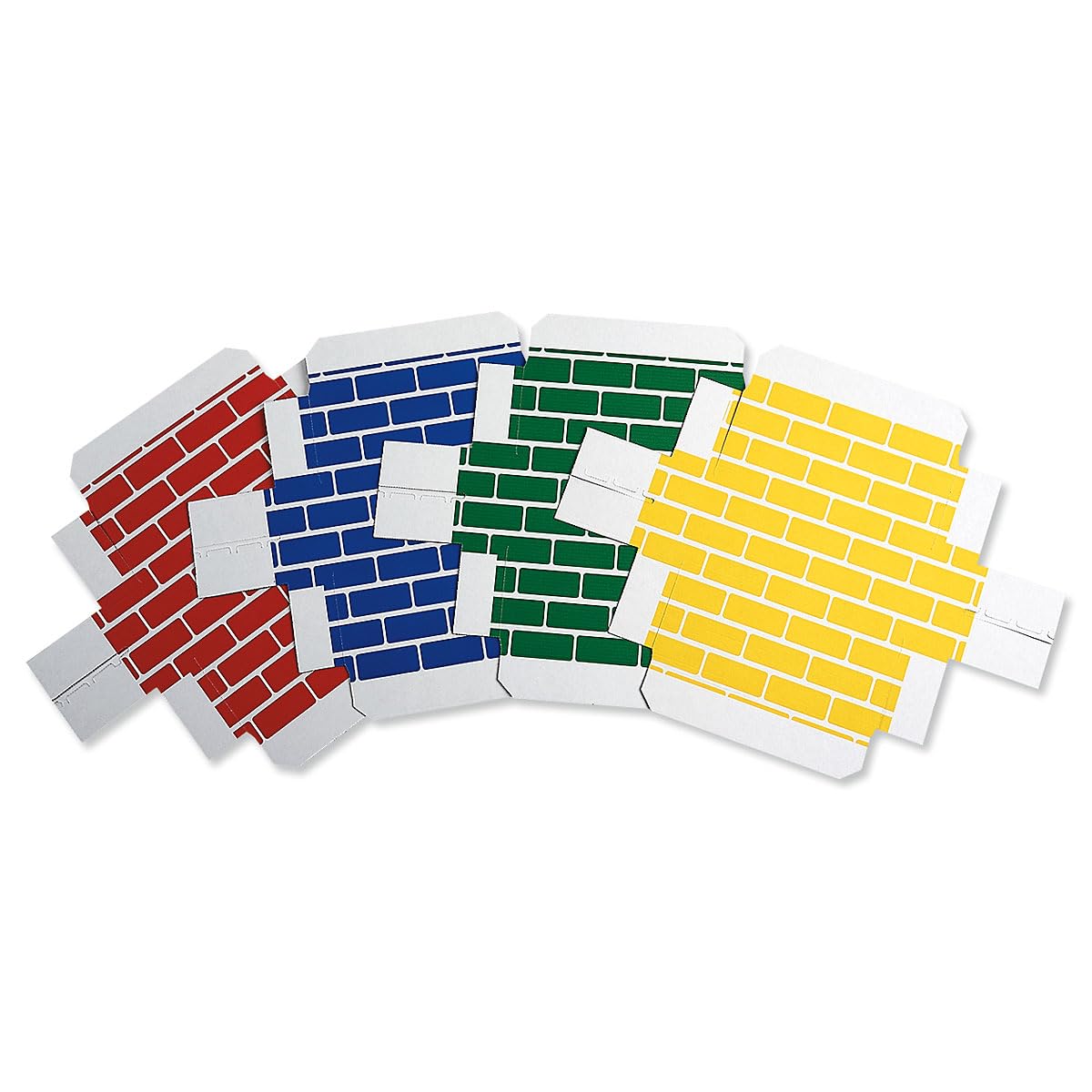 Lillian Vernon Primary Building Bricks – 24 Cardboard Blocks (9x4x2 in)