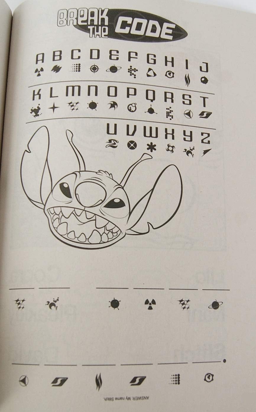 Coloring Books: LiloandStitch Here for The Music Coloring & Activity Book – 80 Pages (8x10.75 in)