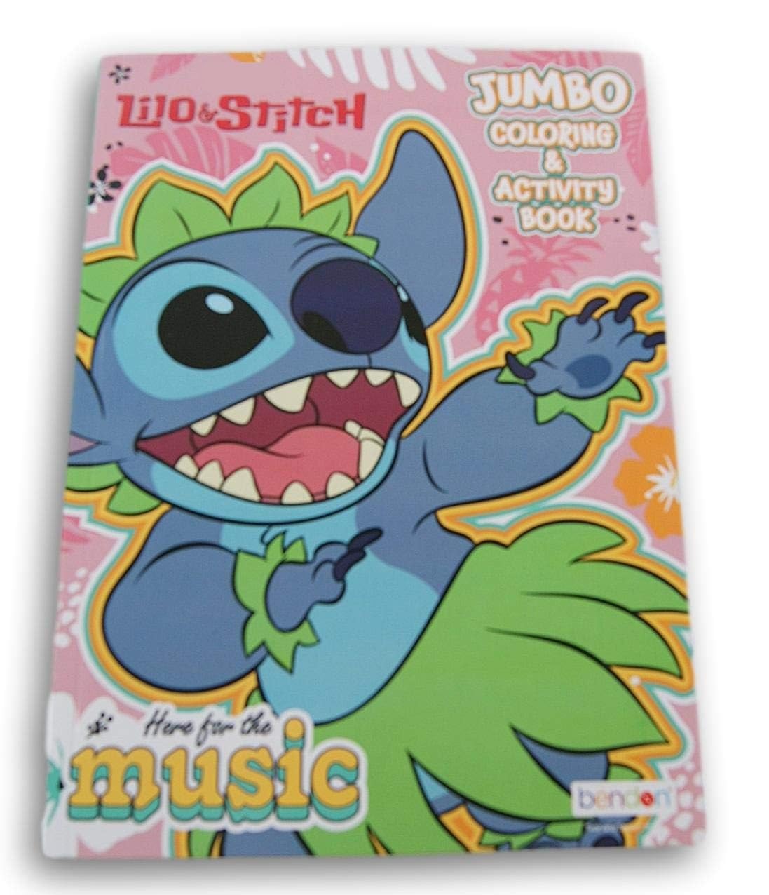 Coloring Books: LiloandStitch Here for The Music Coloring & Activity Book – 80 Pages (8x10.75 in)