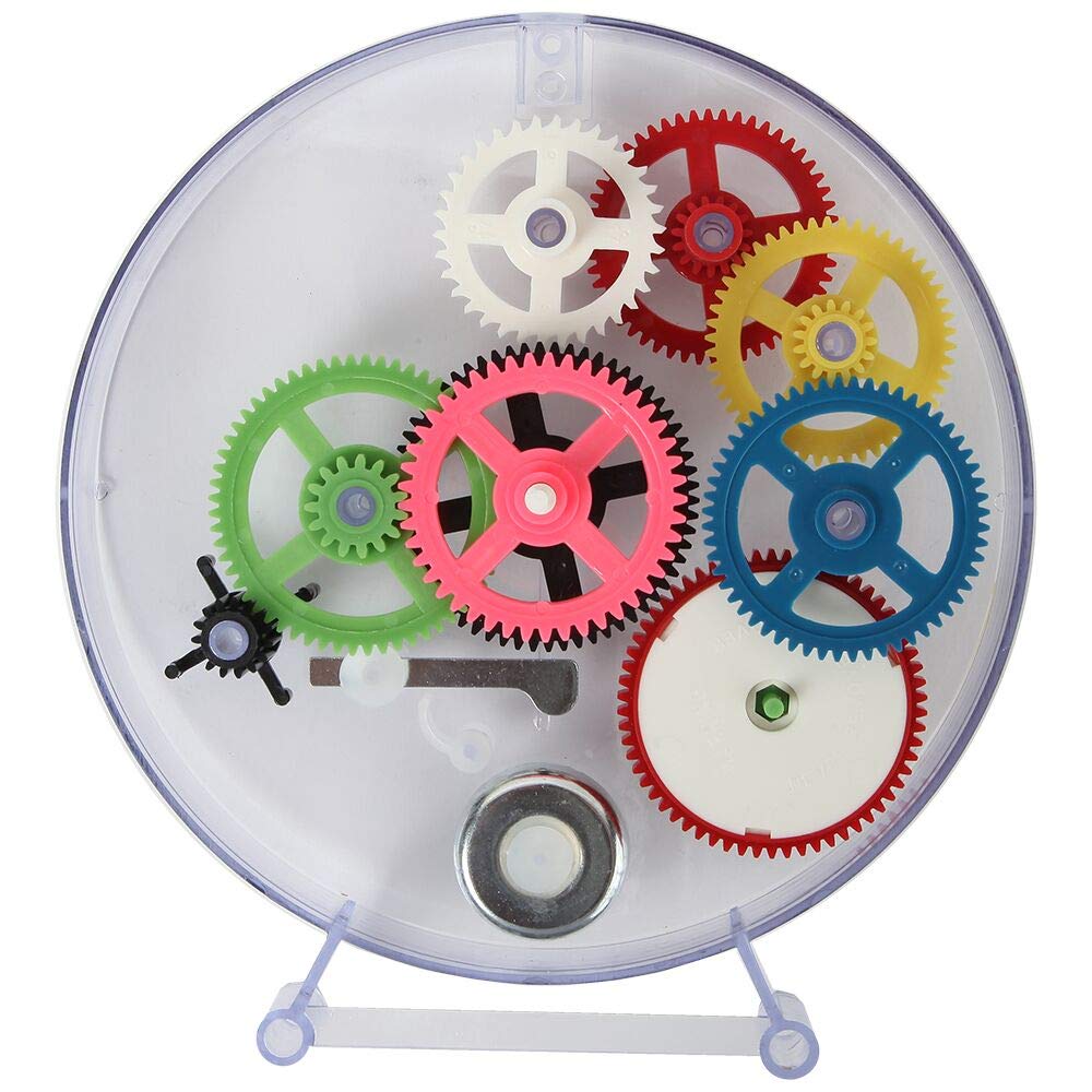 Lily's Home 31-Piece Puzzle Clock Kit – No Batteries Required & Learn How Clock Gears Work