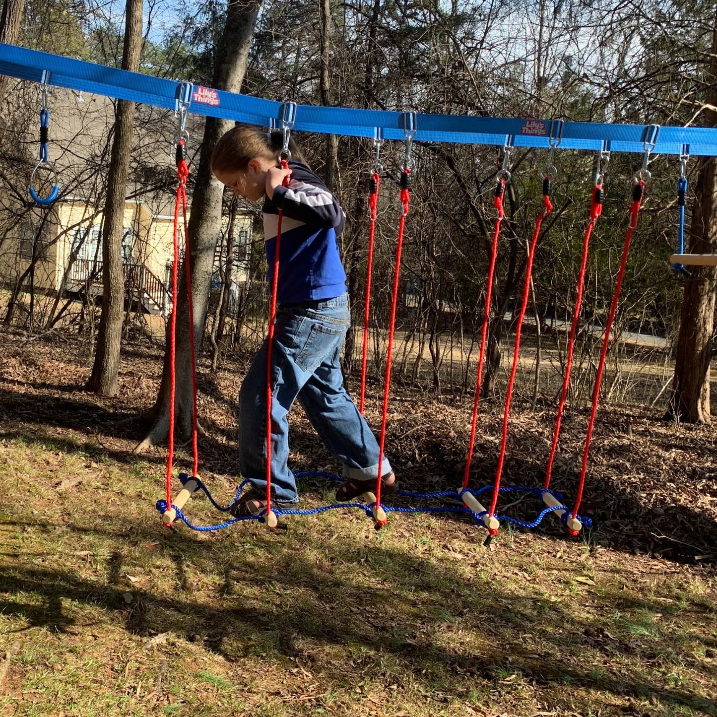 Rickety Bridge Attachment by Lily's Things — Exclusive for Double Slackline Course Sets