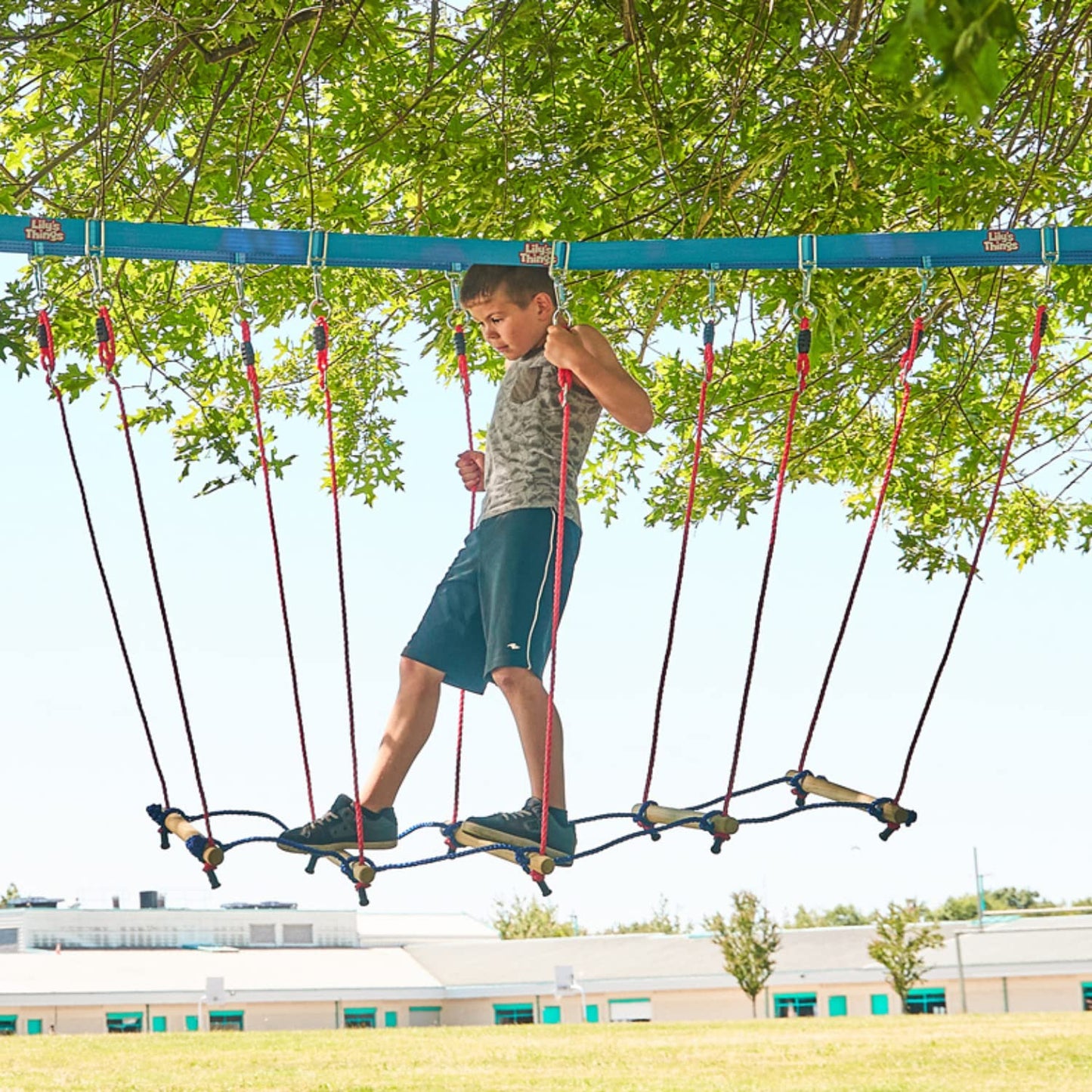 Rickety Bridge Attachment by Lily's Things — Exclusive for Double Slackline Course Sets