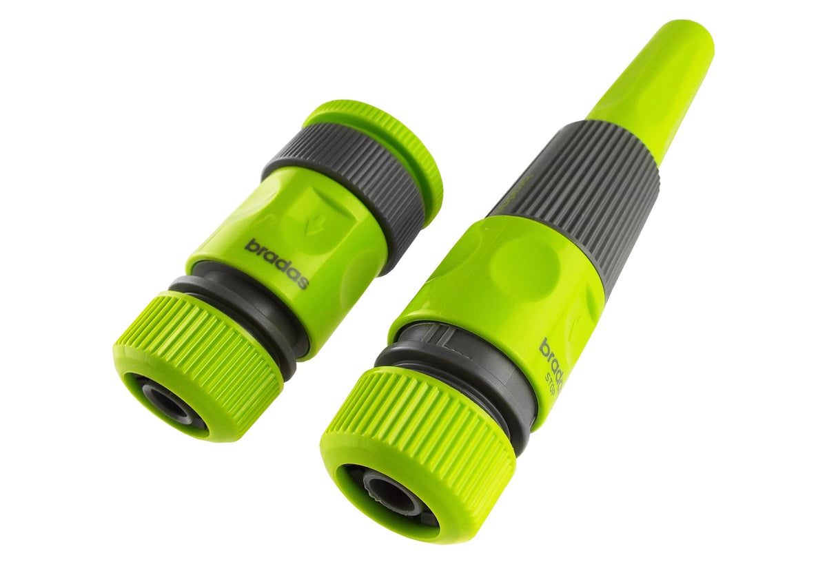 Hose Connectors Set With Nozzle Lime