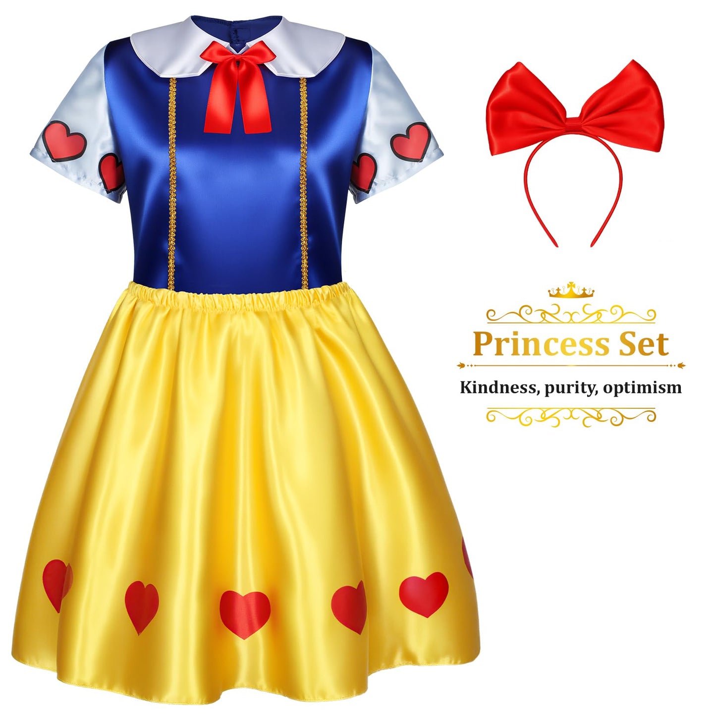 LIMIROLER 18 Pcs Princess Dress Up Set for Girls 3-6 – Breathable, Authentic Costume Toys