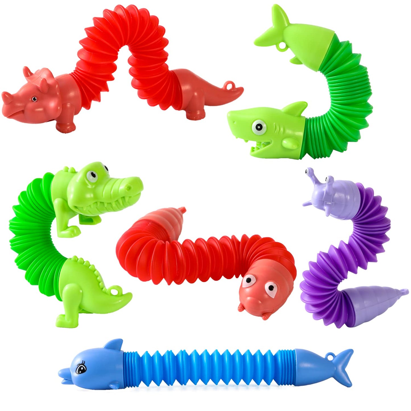 Limpskys Pop Tubes: Animal Fidget & Sensory Toys for Kids 3-8