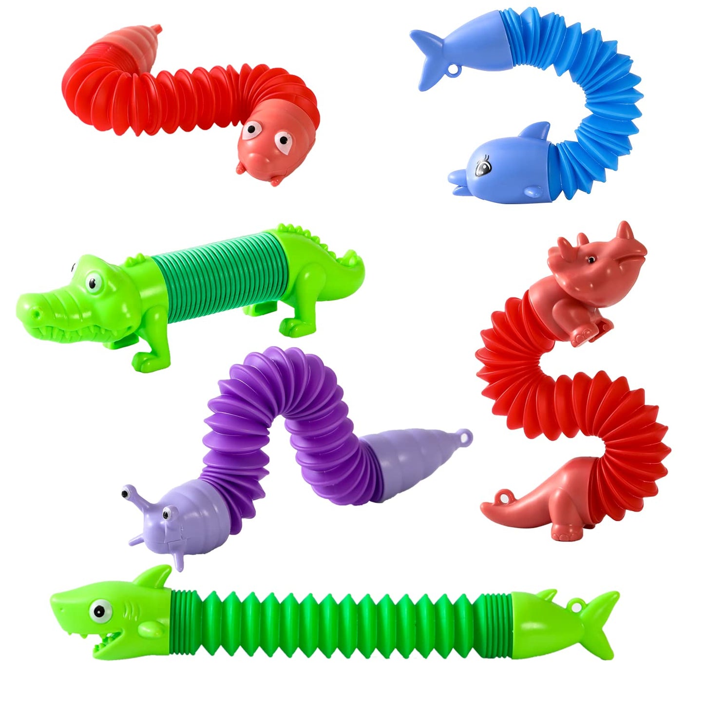 Limpskys Pop Tubes: Animal Fidget & Sensory Toys for Kids 3-8