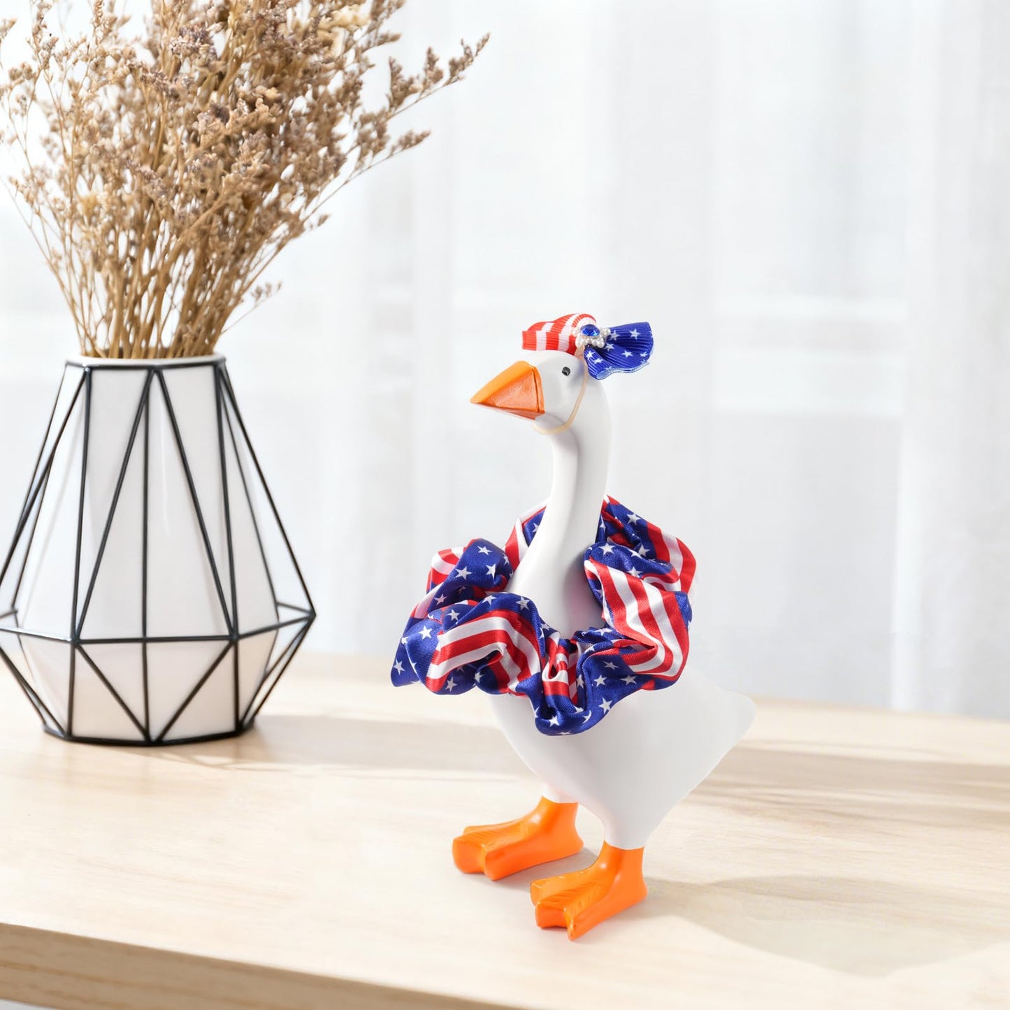 Linastu 6 Set 7inch Desk Goose Outfits | Dress-Up Accessories for Magnetic Desk Goose