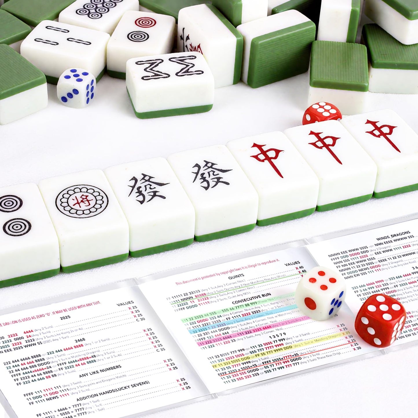 Linastu 320-Pack Mahjong Line Highlighter Tape — Reusable, No-Residue Card Markers