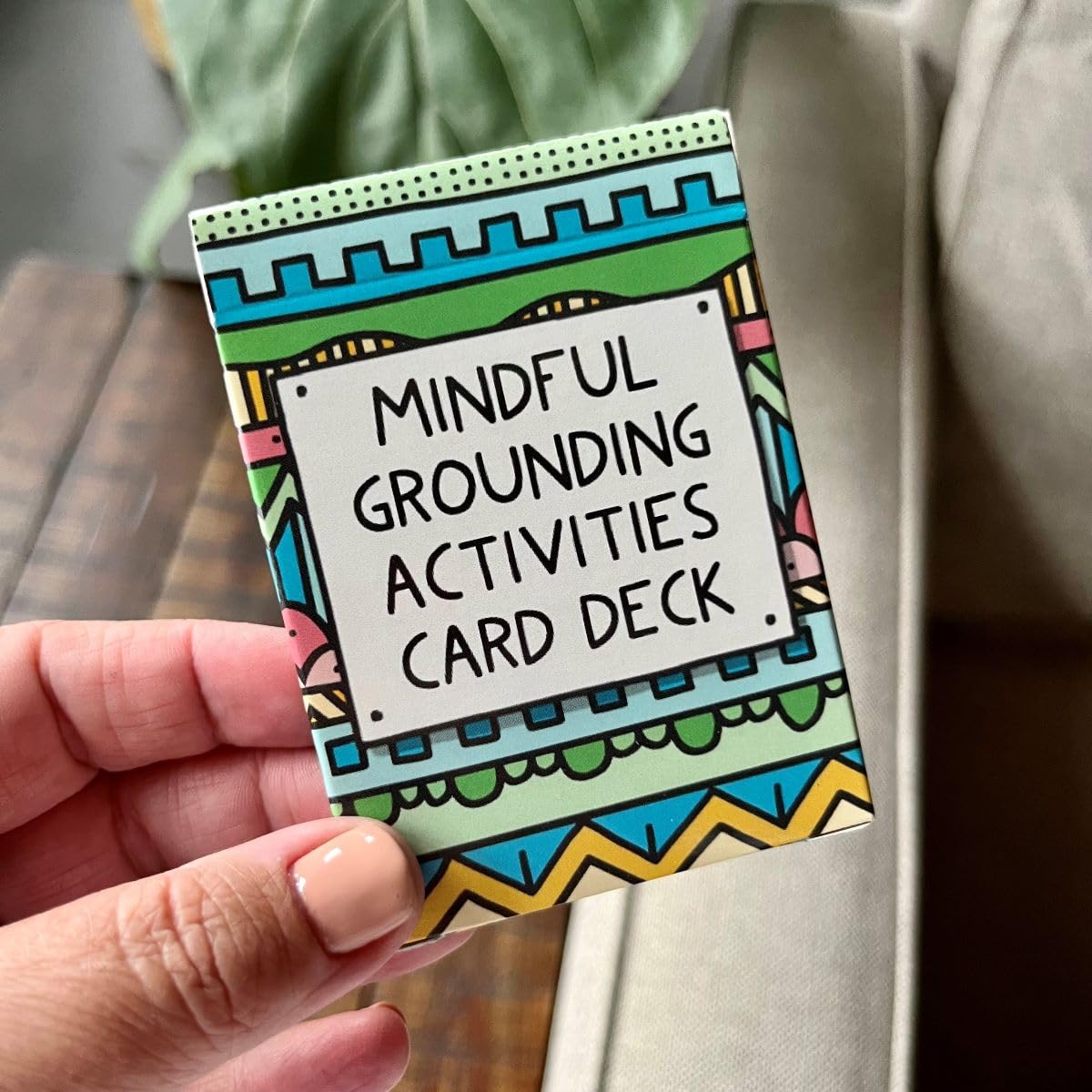 Mindful Grounding Card Deck – Trauma-Sensitive Mindfulness for Therapists & Educators | Lindsay Braman Studios
