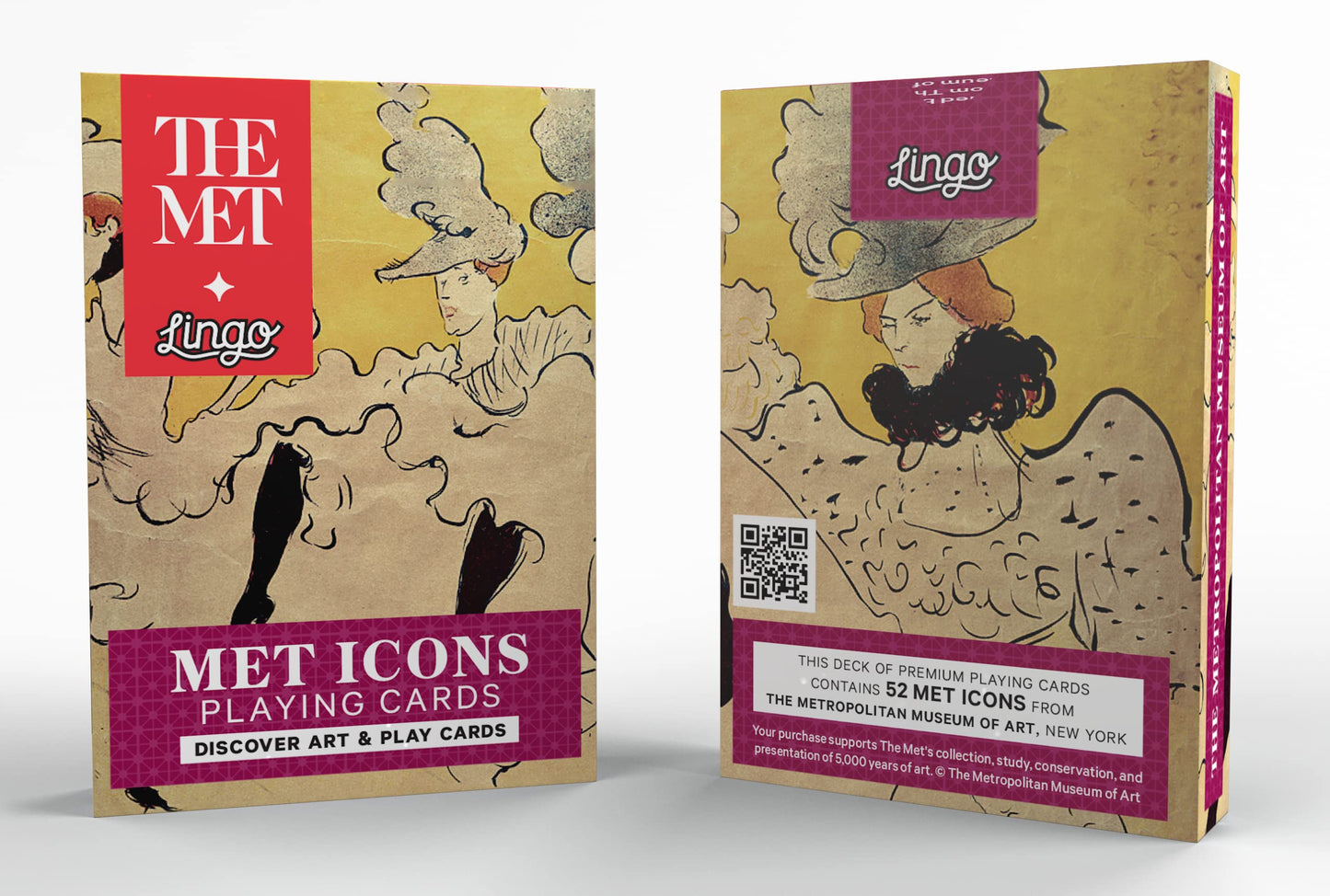 Lingo Met Icons Playing Cards - The Met x Discover Art & Play (52 Icons)